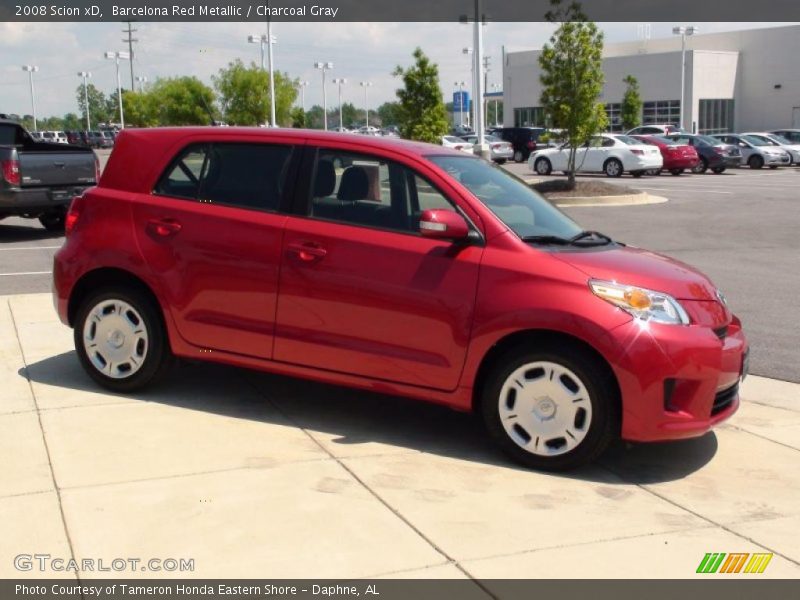 Barcelona Red Metallic / Charcoal Gray 2008 Scion xD