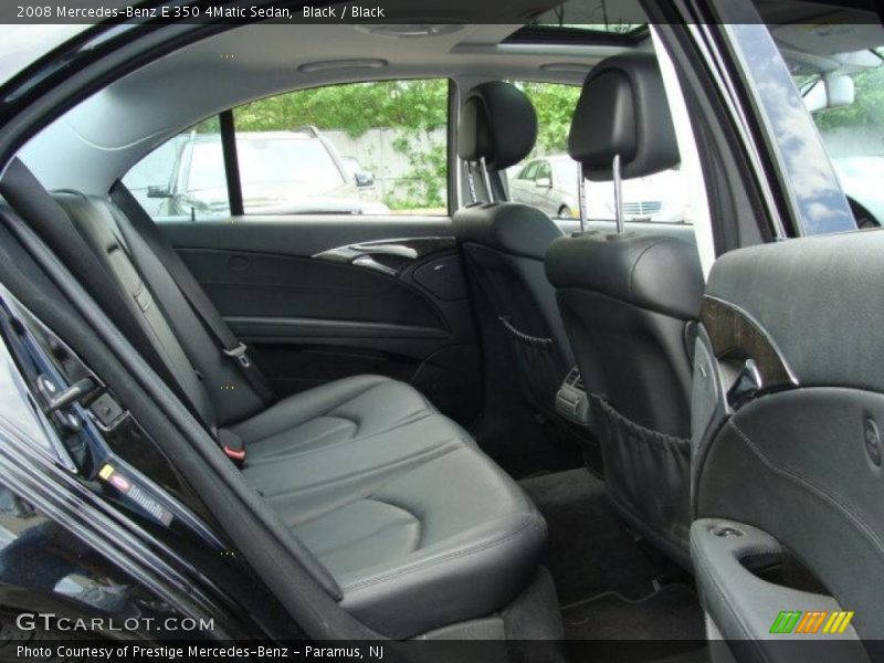 Black / Black 2008 Mercedes-Benz E 350 4Matic Sedan