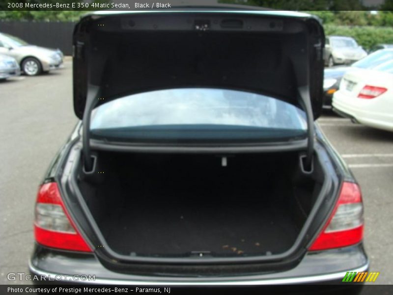 Black / Black 2008 Mercedes-Benz E 350 4Matic Sedan