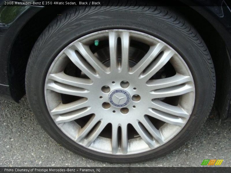 Black / Black 2008 Mercedes-Benz E 350 4Matic Sedan