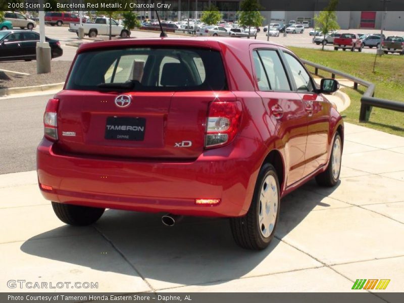 Barcelona Red Metallic / Charcoal Gray 2008 Scion xD