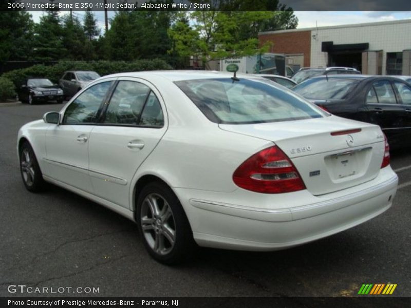 Alabaster White / Stone 2006 Mercedes-Benz E 350 4Matic Sedan
