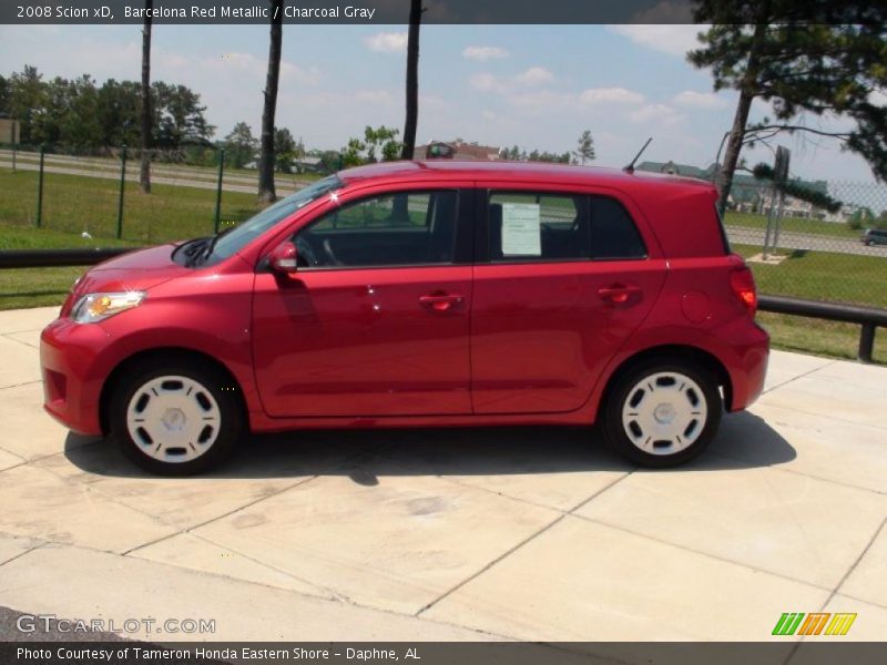 Barcelona Red Metallic / Charcoal Gray 2008 Scion xD