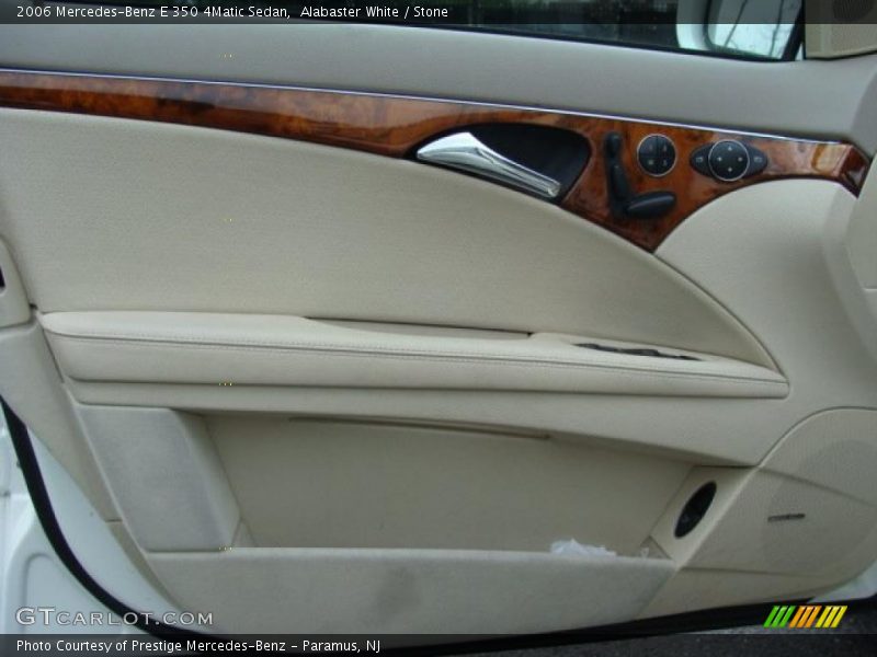 Alabaster White / Stone 2006 Mercedes-Benz E 350 4Matic Sedan