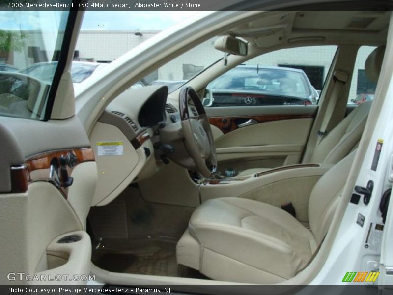 Alabaster White / Stone 2006 Mercedes-Benz E 350 4Matic Sedan