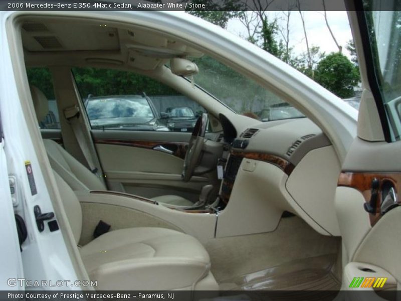Alabaster White / Stone 2006 Mercedes-Benz E 350 4Matic Sedan