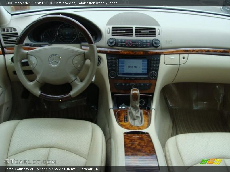 Alabaster White / Stone 2006 Mercedes-Benz E 350 4Matic Sedan