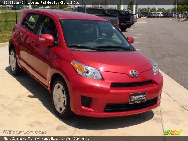 Barcelona Red Metallic / Charcoal Gray 2008 Scion xD