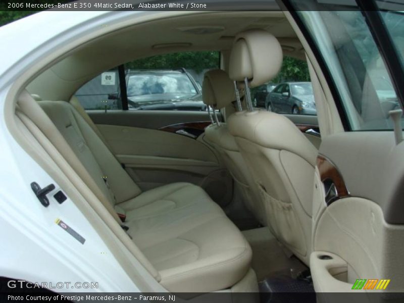 Alabaster White / Stone 2006 Mercedes-Benz E 350 4Matic Sedan