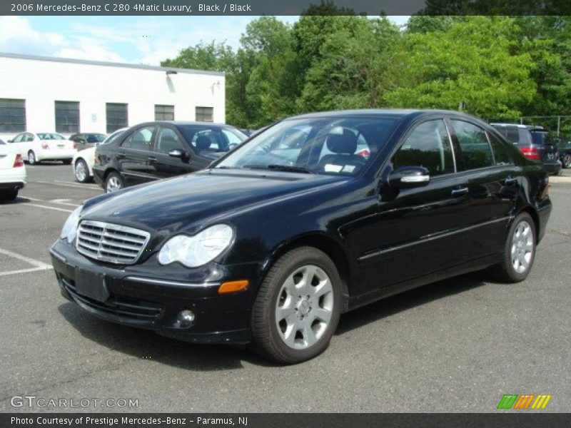 Black / Black 2006 Mercedes-Benz C 280 4Matic Luxury
