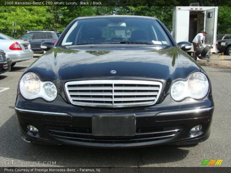 Black / Black 2006 Mercedes-Benz C 280 4Matic Luxury