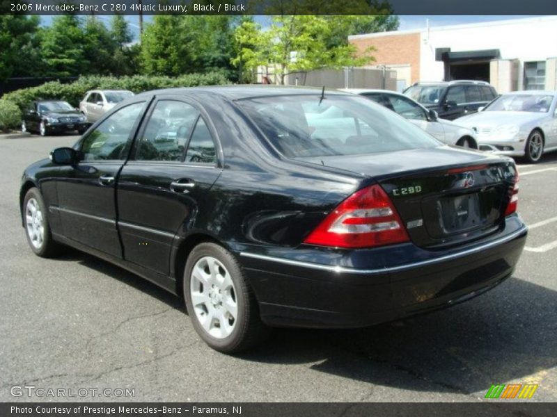 Black / Black 2006 Mercedes-Benz C 280 4Matic Luxury