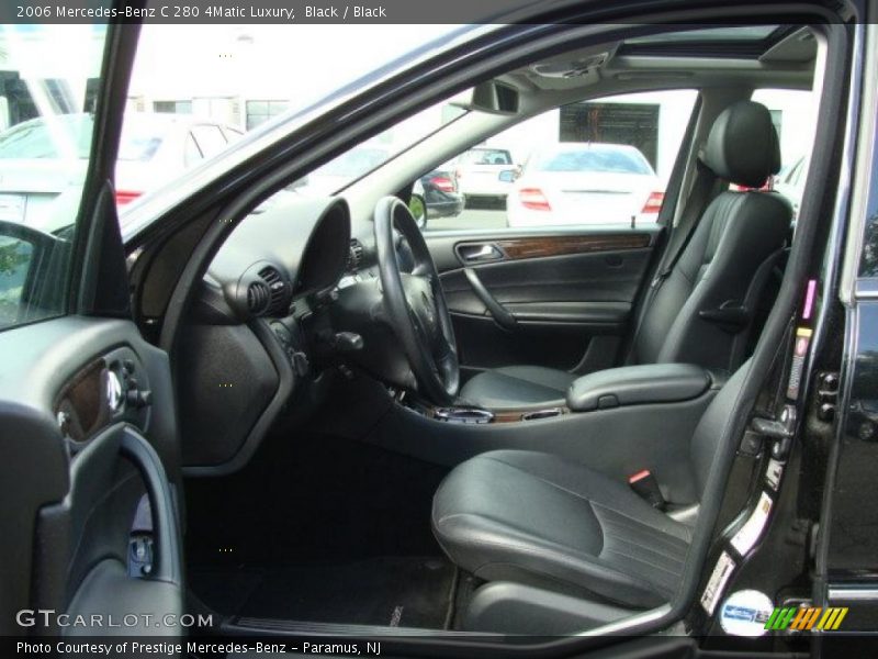 Black / Black 2006 Mercedes-Benz C 280 4Matic Luxury