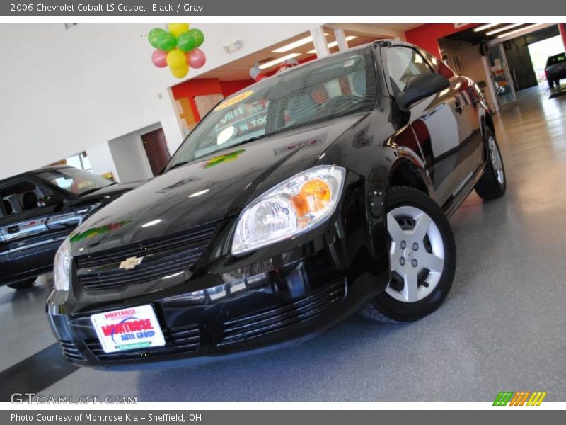 Black / Gray 2006 Chevrolet Cobalt LS Coupe