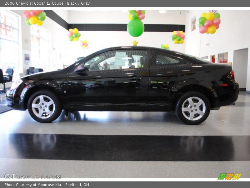 Black / Gray 2006 Chevrolet Cobalt LS Coupe