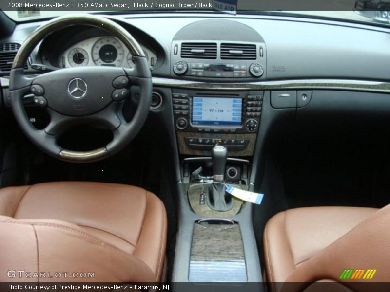 Black / Cognac Brown/Black 2008 Mercedes-Benz E 350 4Matic Sedan