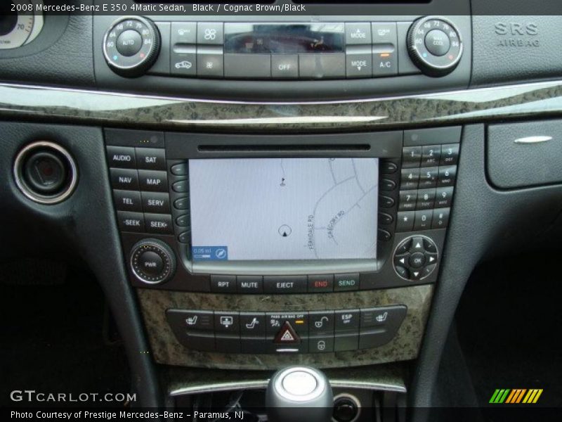 Black / Cognac Brown/Black 2008 Mercedes-Benz E 350 4Matic Sedan