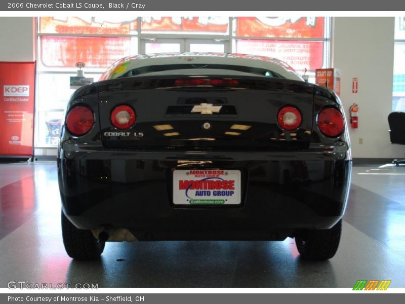 Black / Gray 2006 Chevrolet Cobalt LS Coupe