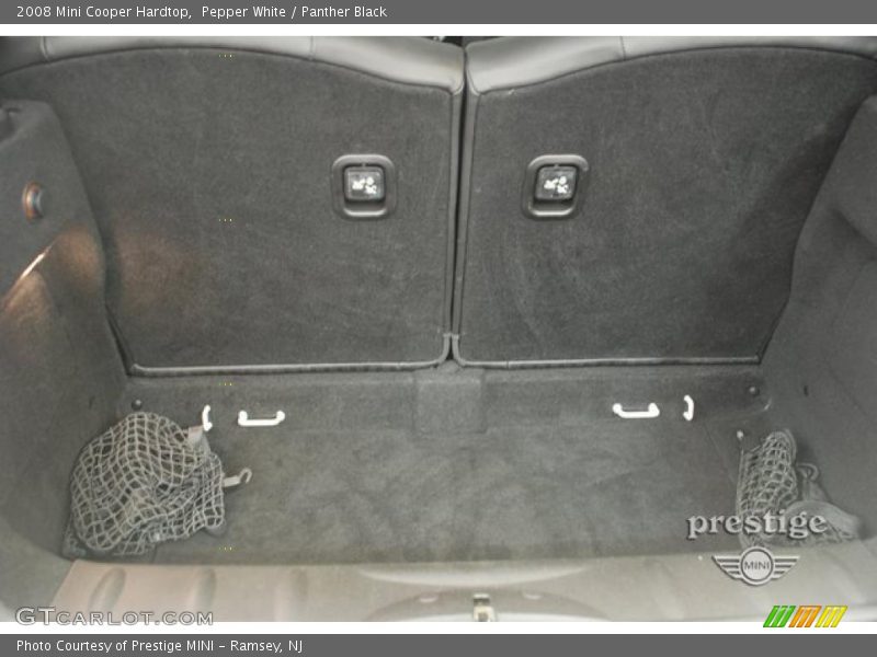 Pepper White / Panther Black 2008 Mini Cooper Hardtop