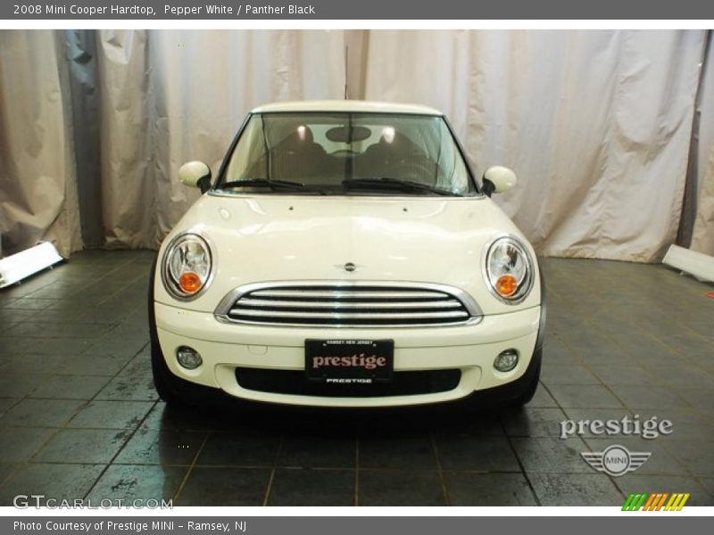 Pepper White / Panther Black 2008 Mini Cooper Hardtop