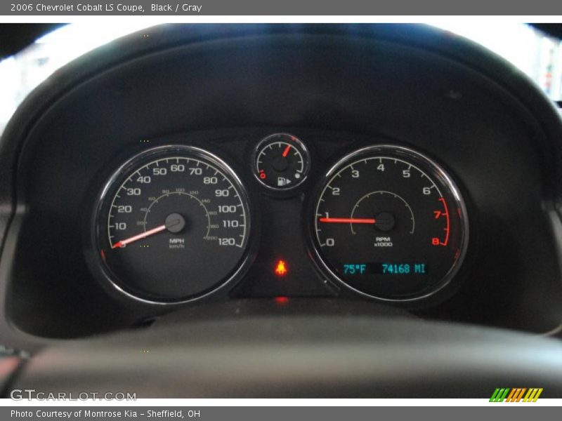 Black / Gray 2006 Chevrolet Cobalt LS Coupe