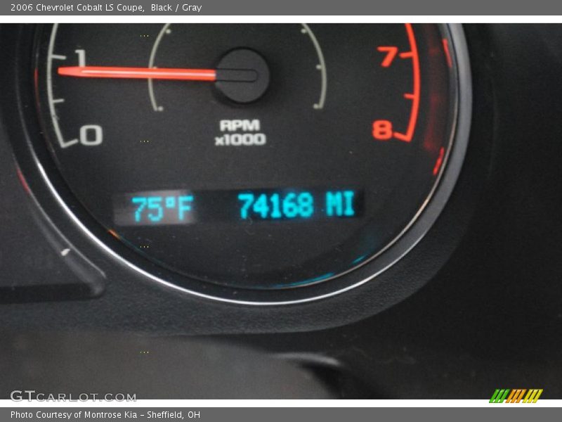 Black / Gray 2006 Chevrolet Cobalt LS Coupe