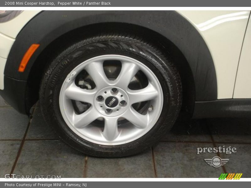 Pepper White / Panther Black 2008 Mini Cooper Hardtop