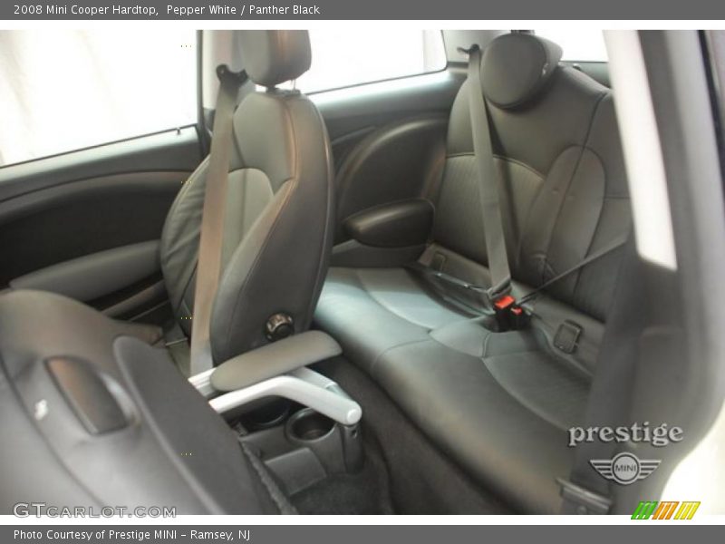 Pepper White / Panther Black 2008 Mini Cooper Hardtop
