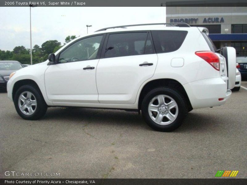 Super White / Taupe 2006 Toyota RAV4 V6