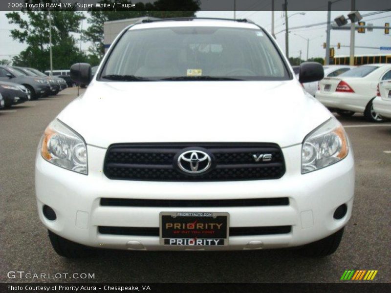Super White / Taupe 2006 Toyota RAV4 V6