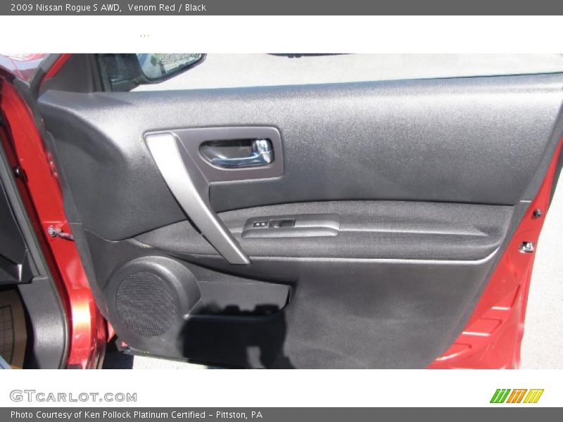 Venom Red / Black 2009 Nissan Rogue S AWD