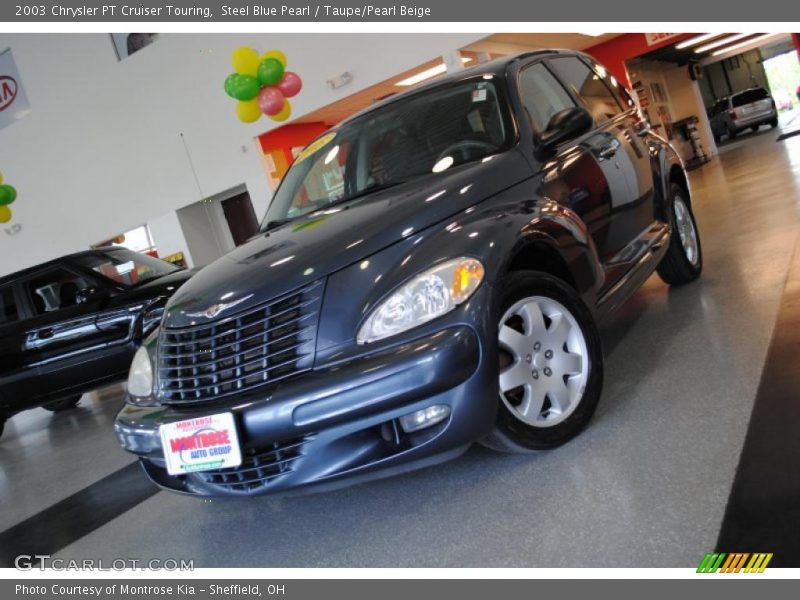 Steel Blue Pearl / Taupe/Pearl Beige 2003 Chrysler PT Cruiser Touring