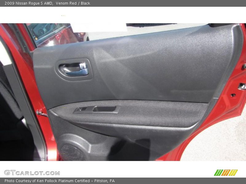 Venom Red / Black 2009 Nissan Rogue S AWD