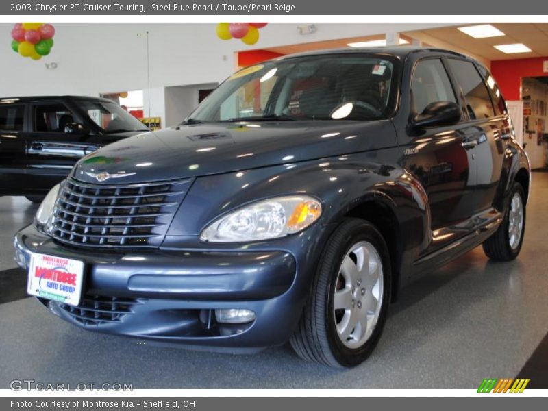 Steel Blue Pearl / Taupe/Pearl Beige 2003 Chrysler PT Cruiser Touring