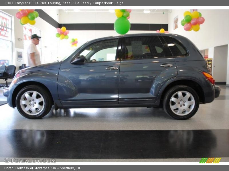 Steel Blue Pearl / Taupe/Pearl Beige 2003 Chrysler PT Cruiser Touring