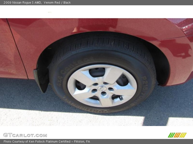 Venom Red / Black 2009 Nissan Rogue S AWD
