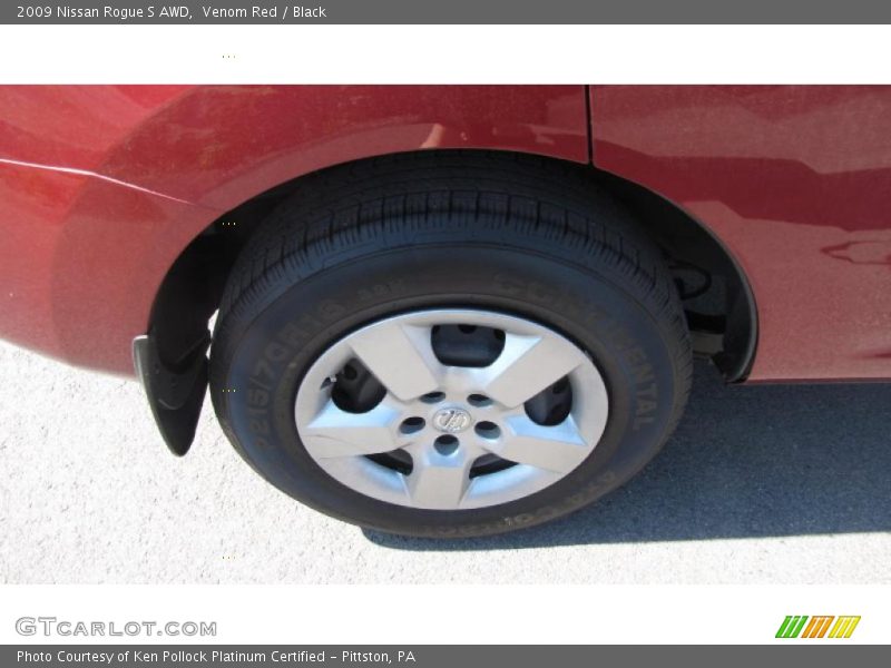 Venom Red / Black 2009 Nissan Rogue S AWD