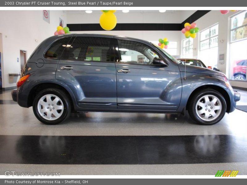 Steel Blue Pearl / Taupe/Pearl Beige 2003 Chrysler PT Cruiser Touring