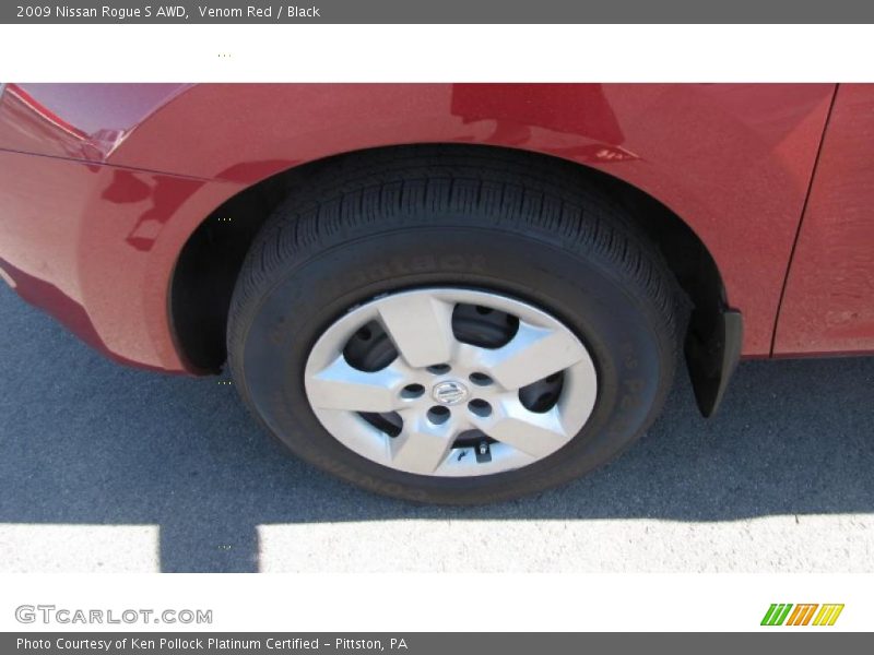 Venom Red / Black 2009 Nissan Rogue S AWD