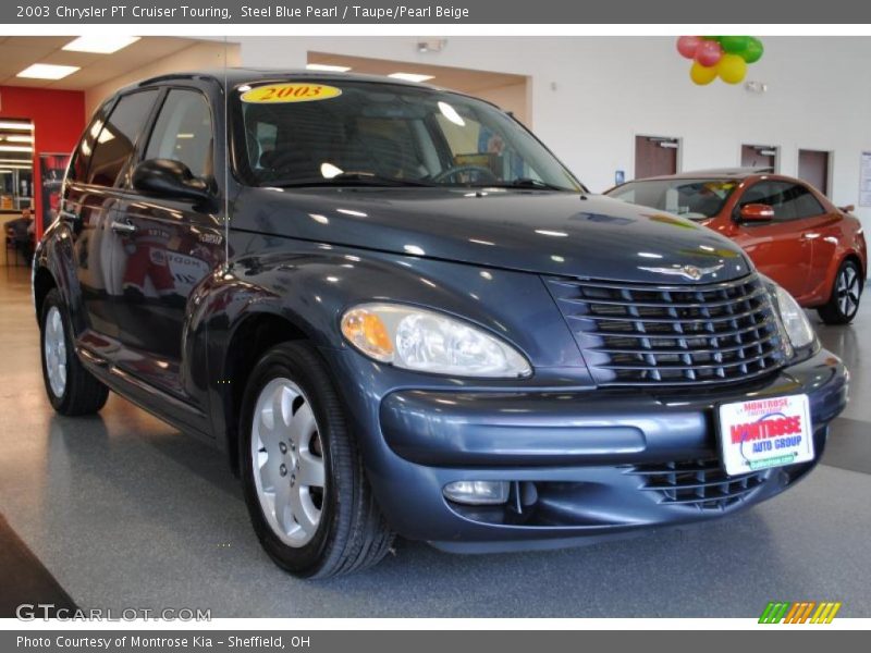 Steel Blue Pearl / Taupe/Pearl Beige 2003 Chrysler PT Cruiser Touring