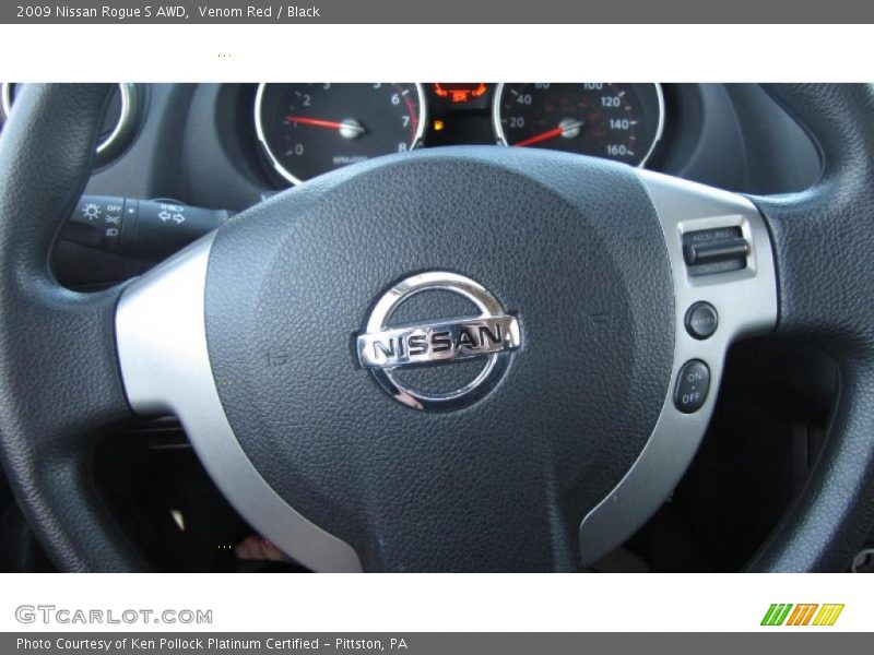 Venom Red / Black 2009 Nissan Rogue S AWD