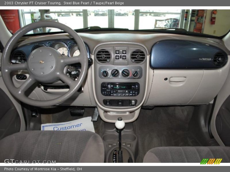 Steel Blue Pearl / Taupe/Pearl Beige 2003 Chrysler PT Cruiser Touring