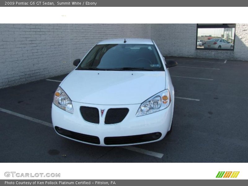 Summit White / Ebony 2009 Pontiac G6 GT Sedan