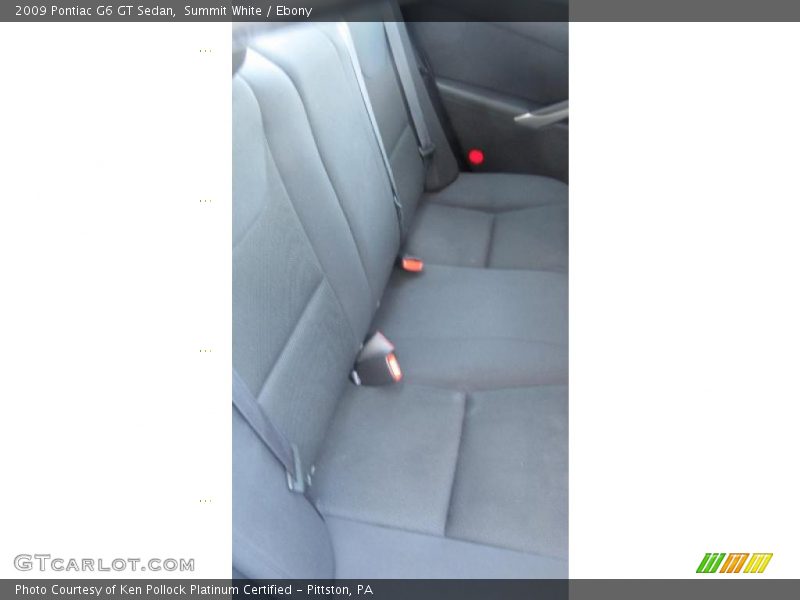 Summit White / Ebony 2009 Pontiac G6 GT Sedan