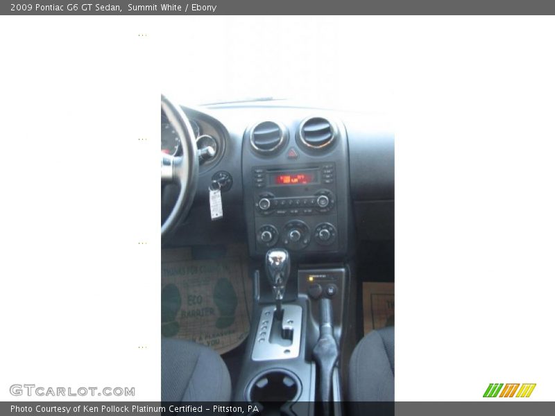 Summit White / Ebony 2009 Pontiac G6 GT Sedan