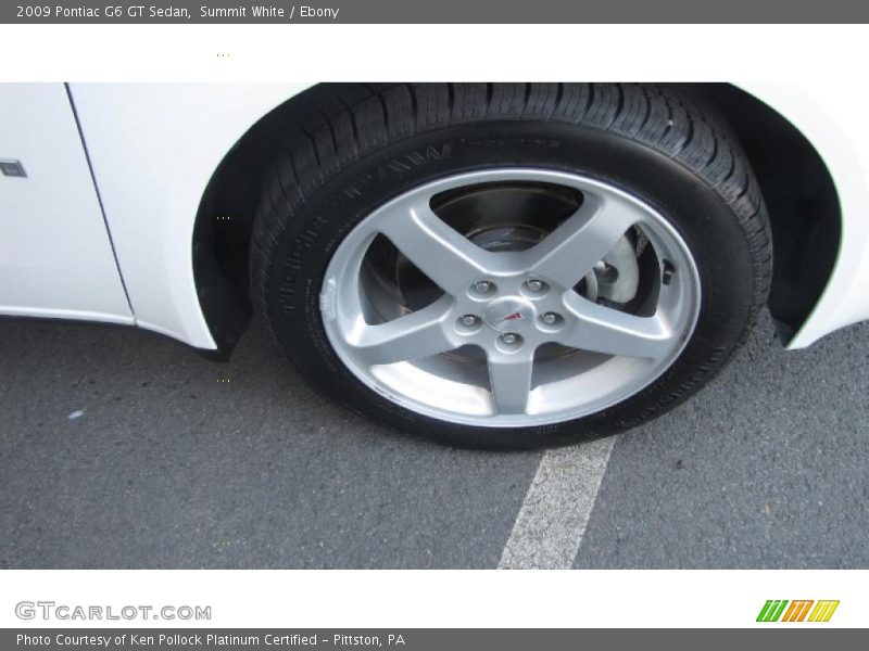 Summit White / Ebony 2009 Pontiac G6 GT Sedan