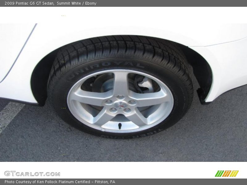 Summit White / Ebony 2009 Pontiac G6 GT Sedan