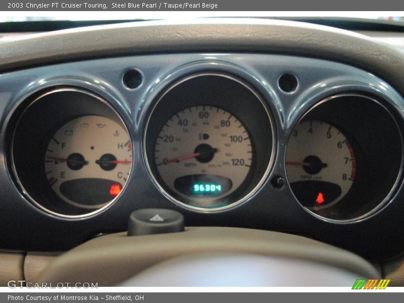 Steel Blue Pearl / Taupe/Pearl Beige 2003 Chrysler PT Cruiser Touring
