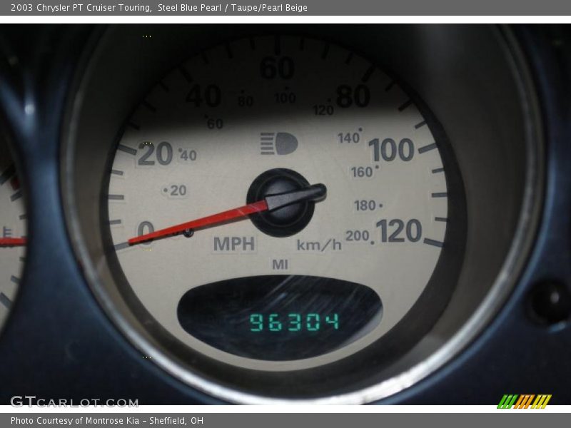Steel Blue Pearl / Taupe/Pearl Beige 2003 Chrysler PT Cruiser Touring