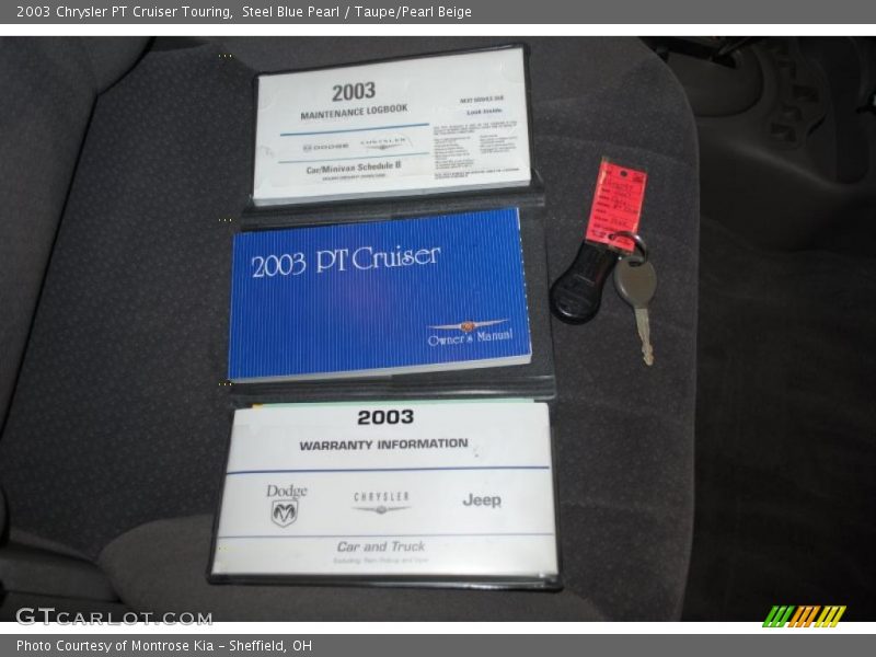 Steel Blue Pearl / Taupe/Pearl Beige 2003 Chrysler PT Cruiser Touring